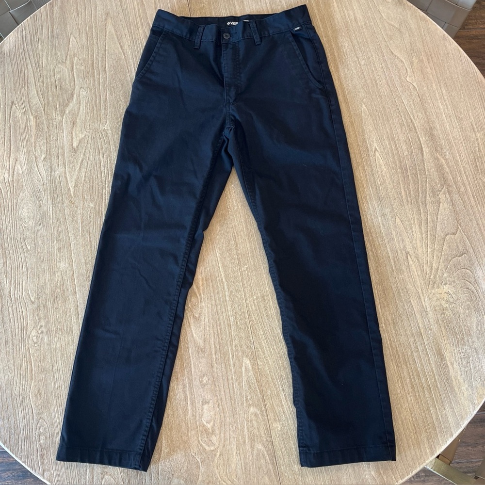 Men’s Vans Authentic Chino Black Relaxed Fit Pants Size 29